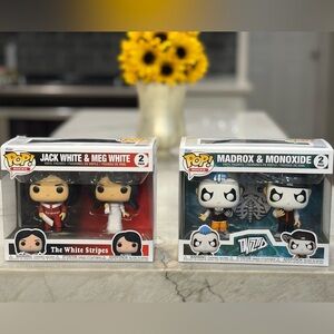 Funko Pop! Jack & Meg White and Madrox & Monoxide Figures Same Day Shipping